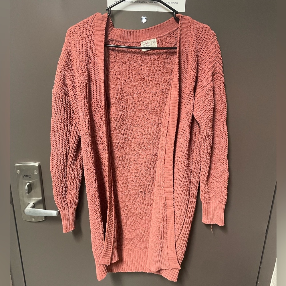 Long Pink Sweater